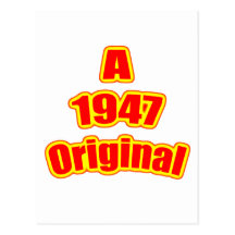 1947 Original Red Postcards