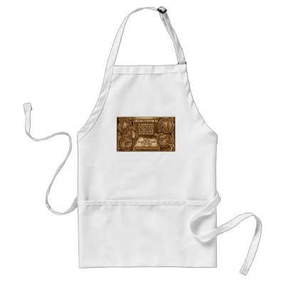 1948 Oklahoma Indian Centennial Stamp Apron by historicimage