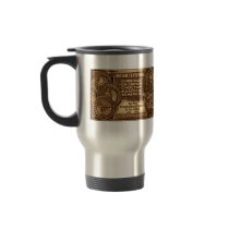 1948 Oklahoma Indian Centennial Stamp Mug