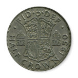 1950 British Half Crown magnet