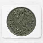1950 British Half Crown mousepad