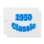 1950 Classic Blue Invite