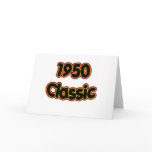 1950 Classic Greeting Card