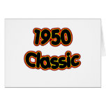 1950 Classic Greeting Card