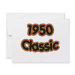 1950 Classic invitations