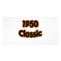 1950 Classic Customized Photo Card