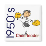 1950’s Cheerleader Stick Figure Magnet
