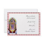 1950 Vintage Jukebox Save the Date Custom Invites