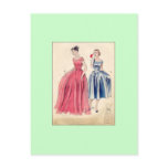 1950s evening dress pattern postcards