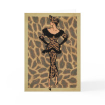 1950's Fashion Greeting Cards