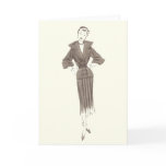 1950's Fashion - Greeting or Note Card
