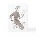 1950's Fashion - Greeting or Notecard