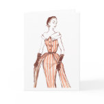 1950's Fashion - Greeting or Notecard