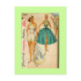 1950s fashion postcard