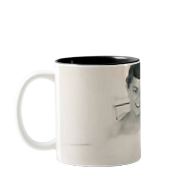 1950's lady in bath tub mug by amazingvintage