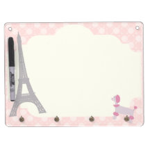1950's Parisian Poodle Dry-Erase Boards