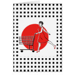 1950s Retro Housewife Greeting Card