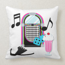 1950s Sock Hop  Pillow