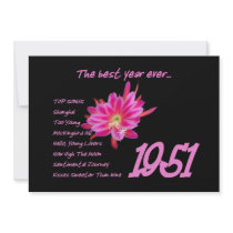 1951 Birth Year Hit Songs Birthday Party