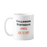 1951 halloween birthday mugs