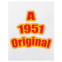 1951 Original Red Full Color Flyer