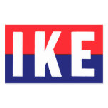 1953 Ike for President Rectangle Stickers