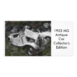 1953 MG photo cards