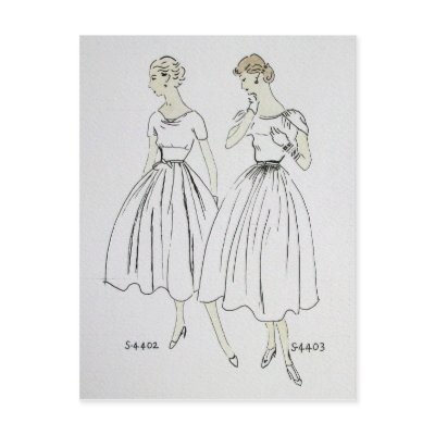  1953 Postcard by catchthenextwave