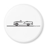 1955 Chevy Convertible Refrigerator Magnet