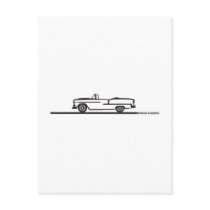 1955 Chevy Convertible Postcard