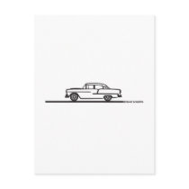 1955 Chevy Four Door Post Cards