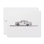 1955 Chevy Hardtop Post Personalized Invitation