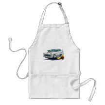 1955 Chevy Nomad White Car Aprons