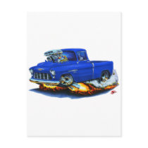 1955 Chevy Pickup Blue Truck Post Cards