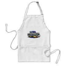 1955 Chevy Stepside Pickup Grey Truck Apron