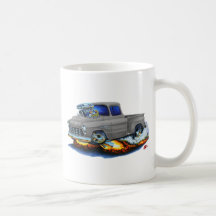 1955 Chevy Stepside Pickup Grey Truck Mug
