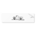 1955 Chevy Truck bumper stickers
