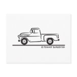1955 Chevy Truck Postcard
