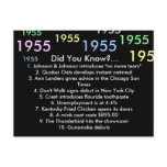 1955 did you know? postcard