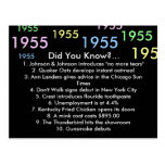 1955 did you know? postcard