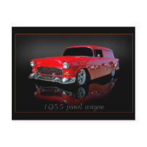 1955 panel wagon postcard