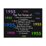 1955 Songs Postcards