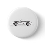 1956 1957 Chevrolet Corvette Button