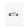 1956 1957 Chevrolet Corvette Hardtop Postcards