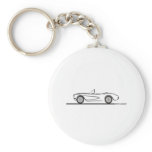 1956 1957 Chevrolet Corvette Keychains