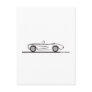 1956 1957 Chevrolet Corvette Postcard