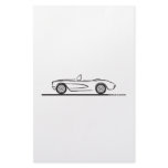 1956 1957 Chevrolet Corvette Stationery Design