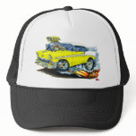 1956 Chevy 150-210 Yellow Car Trucker Hats