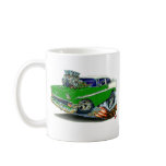 1956 Chevy Belair Green Car Mugs