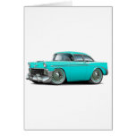 1956 Chevy Belair Turquoise Car Greeting Cards